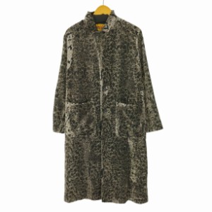 HYSTERIC GLAMOUR(ヒステリックグラマー) 23AW LEOPARD SUPER HYS柄オパール ショップコート ユニセックス レディース FREE 【中古】【ブ