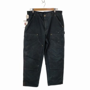 Carhartt(カーハート) メキシコ製 Double Front Washed Duck Utility Work Pants Black メンズ  36×30【中古】【ブランド古着バズストア