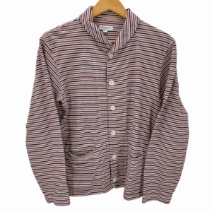 Engineered Garments(エンジニアードガーメンツ) 丸襟 ストライプ カーディガン メンズ JPN：XS 【中古】【ブランド古着バズストア】