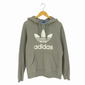 adidas(アディダス) ORIG 3FOIL HOOD プルオーバーパーカー レディース JPN：L 【中古】【ブランド古着バズストア】