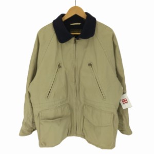 Eddie Bauer(エディーバウアー) 80S 黒タグ前期 裏地 ウール ジップアップ ハンティングジャケット メンズ import：M 【中古】【ブランド