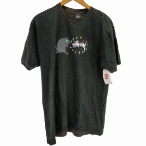 Stussy(ステューシー) ラットプリントクルーネックTシャツ メンズ JPN：M 【中古】【ブランド古着バズストア】