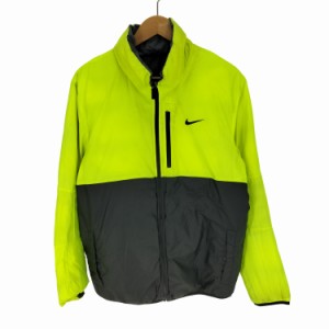 NIKE(ナイキ) ALLIANCE JACKET スウッシュ プリント リバーシブル 中綿 ジャケット メンズ import：M 【中古】【ブランド古着バズストア