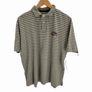 LFYT(エルエフワイティー) Old Glory Arch Logo Striped S/S Polo Shirt メンズ JPN：L 【中古】【ブランド古着バズストア】