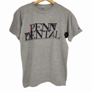 Champion(チャンピオン) 80S トリコタグ 目有り 88/12 PENN DENTAL ペンシルバニア大学歯学部 カレッジTシャツ メンズ import：L 【中古