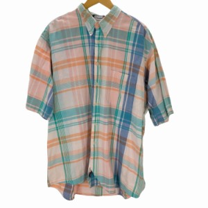 NAUTICA(ノーティカ) 90s マルチカラー ボタンダウンチェックシャツ メンズ JPN：XL 【中古】【ブランド古着バズストア】