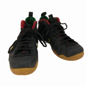 NIKE(ナイキ) AIR FOAMPOSITE PRO GUCCI  BLACK/GYM RED-GORGE GREEN-METALLIC GOLD エア フォームポジット メンズ JPN：28.5 【中古】【