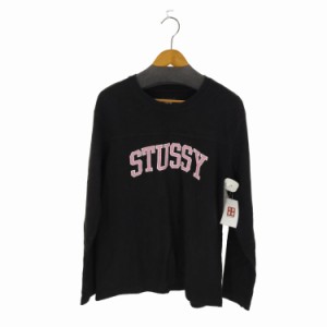 Stussy(ステューシー) 刺繍フットボール クルーネックカットソー メンズ JPN：M 【中古】【ブランド古着バズストア】