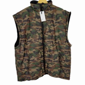 PRO CLUB(プロクラブ) Heavy Padding Vest:125 裏地フリースナイロンベスト オーバーサイズ ビッグサイズ 迷彩 カモ メンズ  7XL【中古】