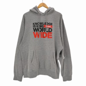 Stussy(ステューシー) knowledge is king world wide フーディー メンズ JPN：XL 【中古】【ブランド古着バズストア】