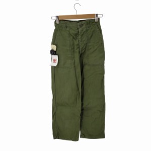 US ARMY(ユーエスアーミー) 60s RAPIDジップ OG107 Cotton Sateen Trousers TYPE 1 ベイカーパンツ レディース  26x31【中古】【ブランド