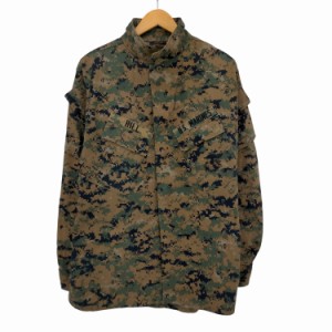 US ARMY(ユーエスアーミー) USMC perimeter insect guard MARPAT デジタルカモコンバットジャケット メンズ  MEDIUM LONG【中古】【ブラ