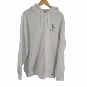 HUF(ハフ) スモーキングロゴ 両面プリントパーカー メンズ JPN：XL 【中古】【ブランド古着バズストア】