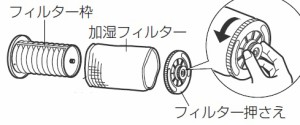 FKA0330144 パナソニック　加湿器用フィルター押さえ