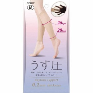 極薄着圧サポーター ベージュ M(1足入)[サポーター ふくらはぎ]