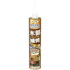 アサヒペン 木部補修材 M001コゲチャ(320ml)[接着剤・補修用品]