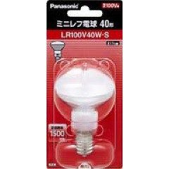 パナソニック ミニレフ電球 40W形 LR100V40WS(1コ入)[蛍光灯・電球]