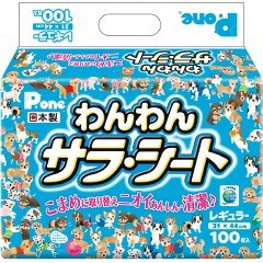 P・ワン わんわんサラ・シート レギュラー(100枚入)[ペットシーツ・犬のトイレ用品]