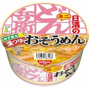 日清のどん兵衛 温つゆおそうめん ミニ(35g*12食入)[カップ麺]