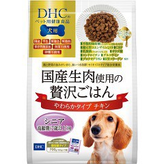 DHCのペット用健康食品 犬用 国産生肉使用の贅沢ごはん チキン シニア(100g*7袋入)[ドッグフード(ウェットフード)]