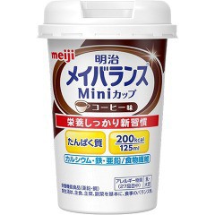 メイバランスミニ カップ コーヒー味(125mL*12本入)[噛まなくてよいタイプ]