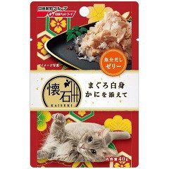 懐石レトルト まぐろ白身かにを添えて魚介だしゼリー(40g)[キャットフード(ウェット)]