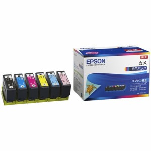 エプソン インクカートリッジ KAM-6CL カメ EP-881Aシリーズ 6色パック(1セット)[インク]