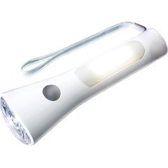 LED ランタン付き懐中電灯 ホワイト KFL-304L(W)(1コ入)[懐中電灯]