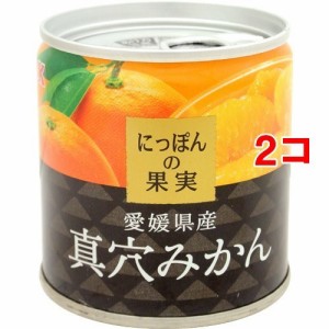 にっぽんの果実 愛媛県産 真穴みかん(110g*2コセット)[フルーツ加工缶詰]