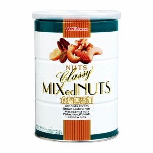 東洋ナッツ食品 食塩無添加 クラッシー ミックスナッツ缶(360g)[豆菓子]