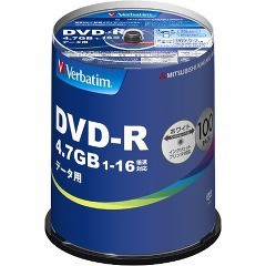 バーベイタム DVD-R データ用 1回記録用 1-16倍速 DHR47JP100V4(100枚入)[情報家電　その他]