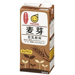 マルサン 豆乳飲料 麦芽(1L*6本入)[豆乳]