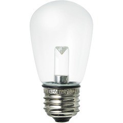 エルパ 防水型LED装飾電球 サイン球形 E26 クリア電球色 LDS1CL-G-GWP906(1コ入)[蛍光灯・電球]