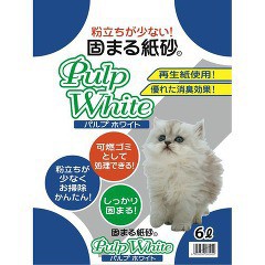 パルプホワイト(6L)[猫砂・猫トイレ用品]