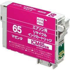 エコリカ エプソン ICC65 マゼンタ(1コ入)[インク]