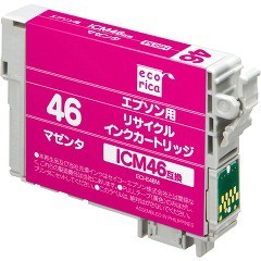 エコリカ エプソン ICM46 マゼンタ(1コ入)[インク]