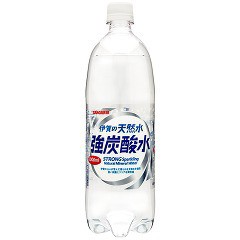 サンガリア 伊賀の天然水 強炭酸水(1L*12本入)[国内ミネラルウォーター]