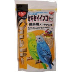 クオリス セキセイインコ 皮ムキタイプ 成鳥用メンテナンス(400g)[鳥 フード]