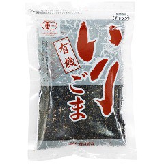 ムソー 有機いりごま 黒(80g)[胡麻(ごま)・豆]