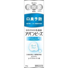 アバンビーズ レギュラーミント味(80g)[大人用歯磨き粉]