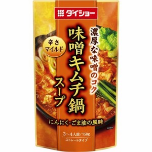 ダイショー 味噌キムチ鍋スープ(750g)[つゆ]