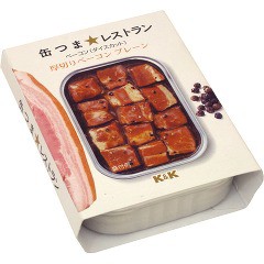 K＆K 缶つま★レストラン 厚切りベーコン プレーン(105g)[食肉加工缶詰]