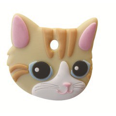 フィールドポイント ペットキーカバー 猫 クリームタビー(1コ入)[ペットのお散歩用品・おしゃれ]