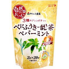 がんこ茶家 3種のブレンドティー べにふうき・甜茶・ペパーミント(2g*20袋入)[べにふうき(紅富貴)]