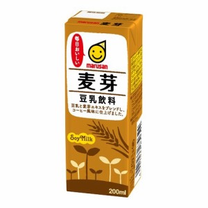 マルサン 豆乳飲料 麦芽(200ml*24本セット)[豆乳]