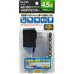 エルパ(ELPA) AC-DCマルチアダプター 4.5V ACD-045S(1コ入)[情報家電　その他]