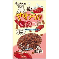 ペッツルート やわらか馬肉つぶ(80g)[犬のおやつ・サプリメント]