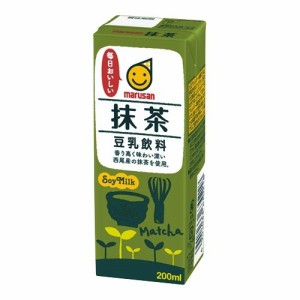 マルサン 豆乳飲料 抹茶(200ml*24本セット)[豆乳]