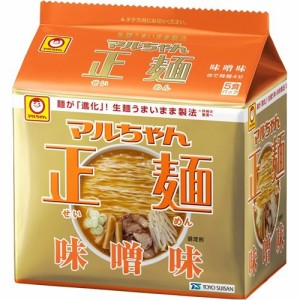 マルちゃん正麺 味噌味(108g*5食入)[カップ麺]