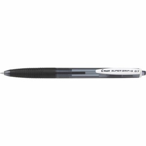 スーパーグリップG ノック式ボールペン 0.7細字 ブラック 10本セット(1セット)[筆記具]